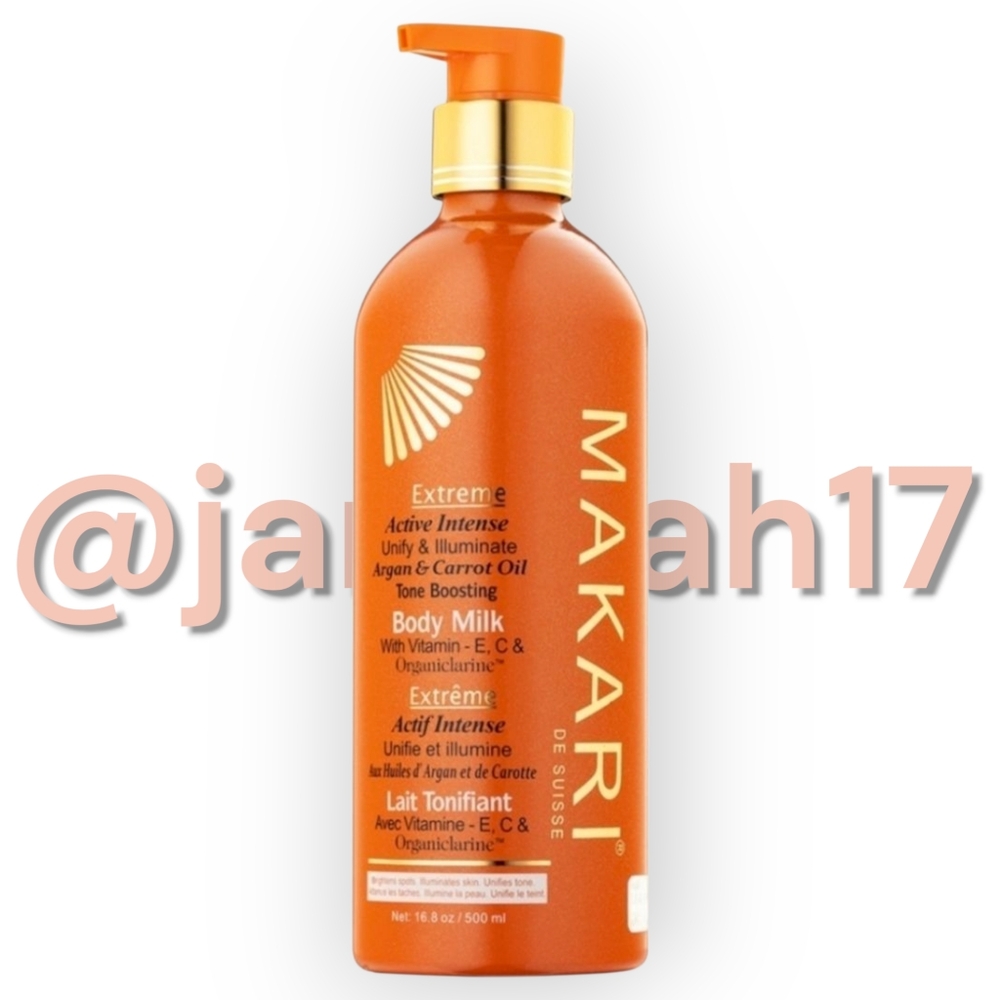 Makari Extreme Carrot & Argan Oil Skin Toning BODY MILK 16.8oz